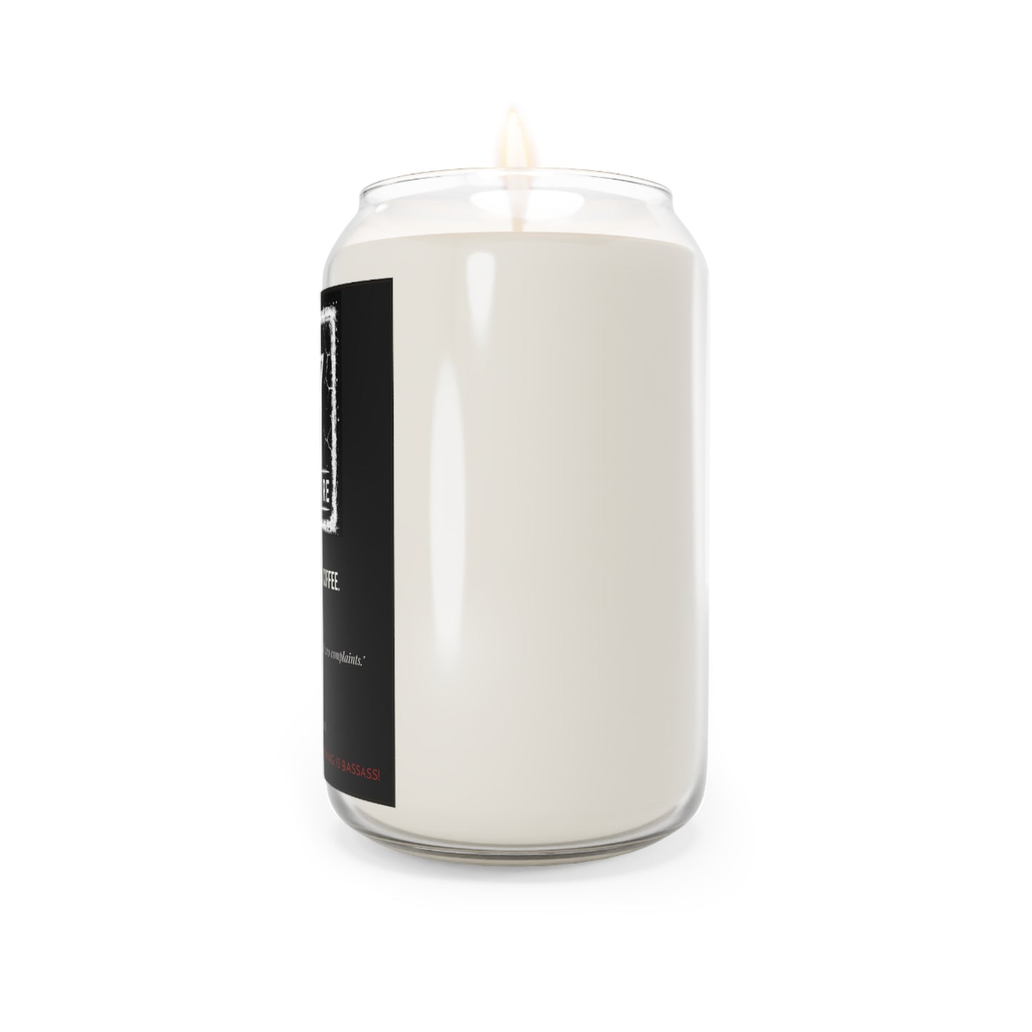 Recovery On Fire Scented Soy Candle — "My Higher Power Is Coffee" (13.75 oz)