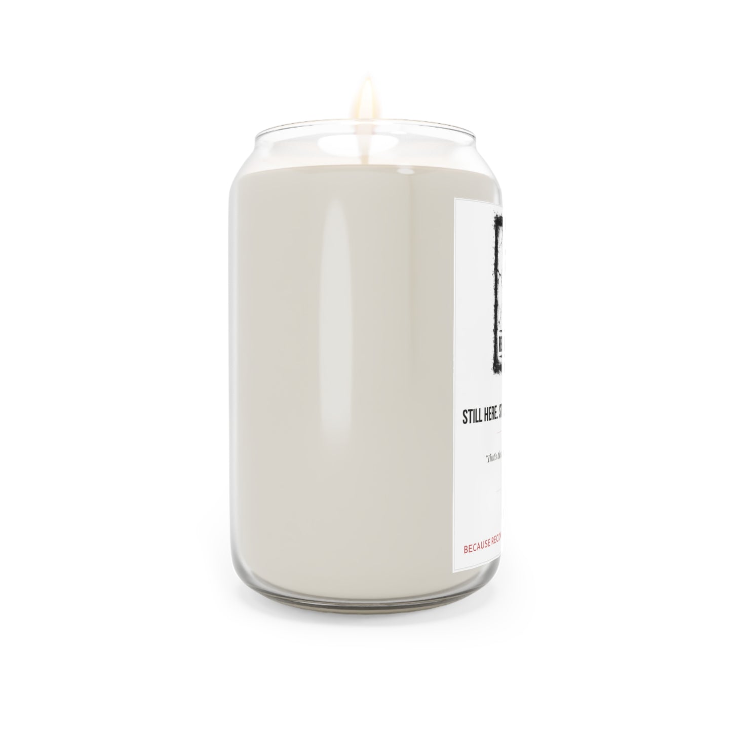 Recovery on Fire Scented Soy Candle — 13.75 oz Inspirational Aromatherapy Candle